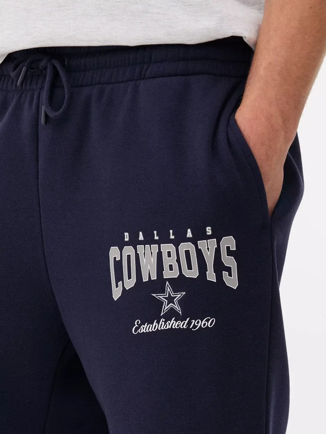 Calças de treino com estampado dos Dallas Cowboys da NFL