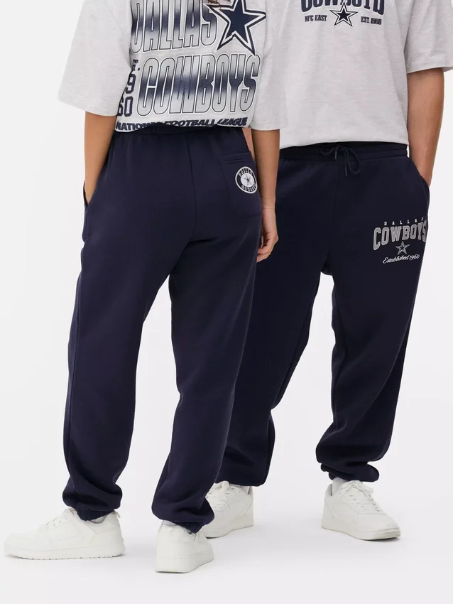 Calças de treino com estampado dos Dallas Cowboys da NFL