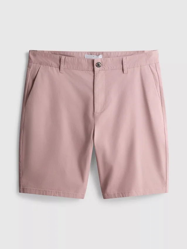 Calções chino com elevada proporção de algodão