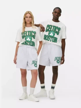Calções com cordão da NBA Boston Celtics