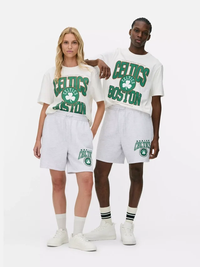 Calções com cordão da NBA Boston Celtics