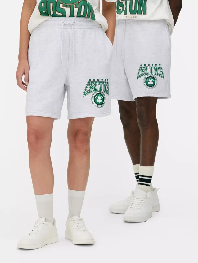 Calções com cordão da NBA Boston Celtics