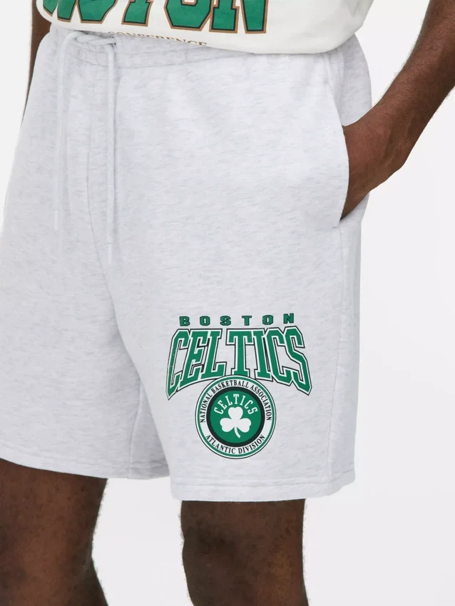 Calções com cordão da NBA Boston Celtics