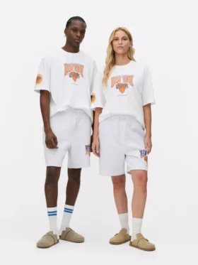 Calções com cordão da NBA dos New York Knicks