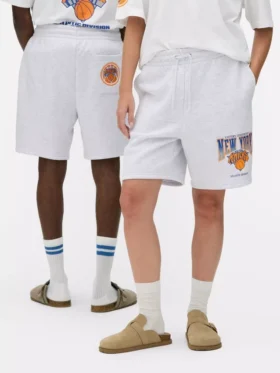 Calções com cordão da NBA dos New York Knicks