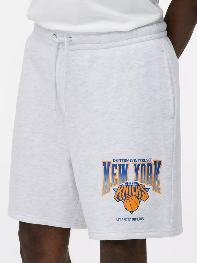 Calções com cordão da NBA dos New York Knicks