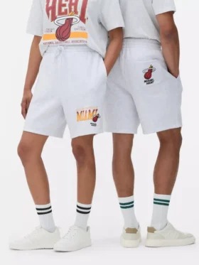 Calções com cordão do Miami Heat da NBA