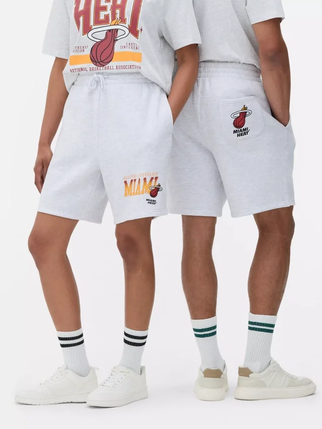 Calções com cordão do Miami Heat da NBA