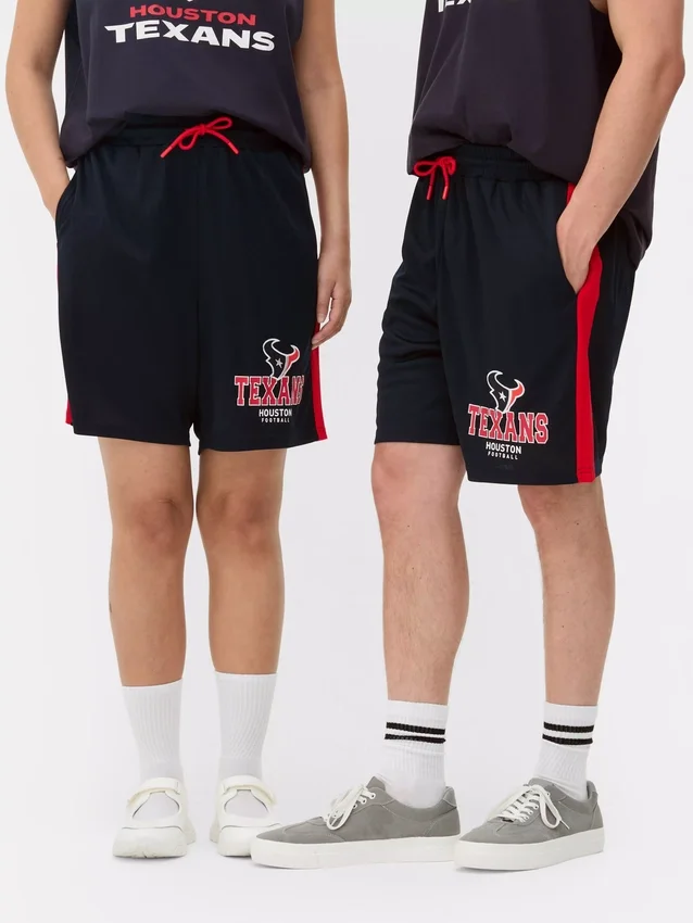Calções com cordão dos Houston Texans da NFL