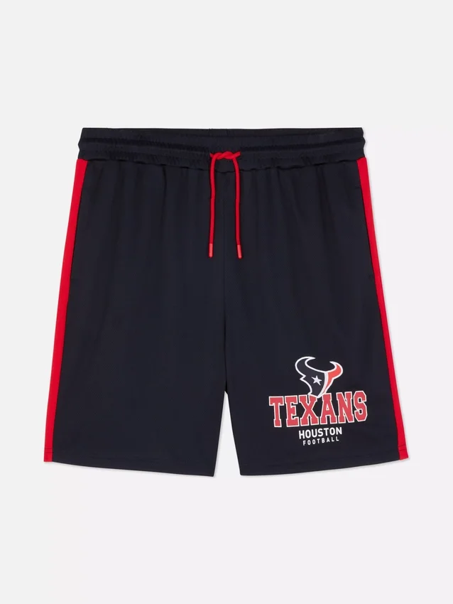 Calções com cordão dos Houston Texans da NFL