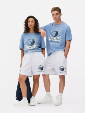 Calções com cordão dos Memphis Grizzlies da NBA