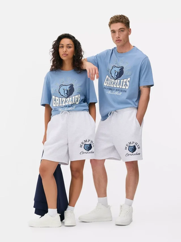 Calções com cordão dos Memphis Grizzlies da NBA