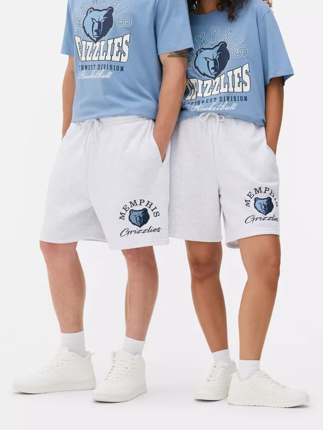 Calções com cordão dos Memphis Grizzlies da NBA