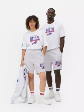 Calções com logótipo dos Buffalo Bills da NFL