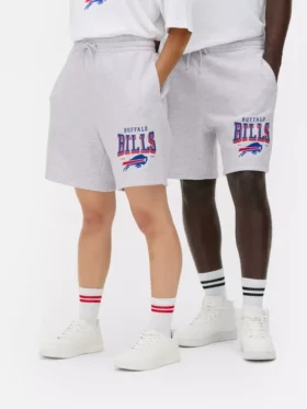 Calções com logótipo dos Buffalo Bills da NFL