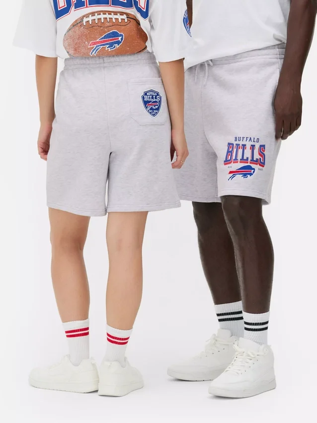 Calções com logótipo dos Buffalo Bills da NFL