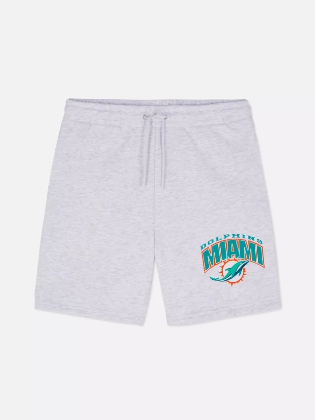 Calções com o logótipo dos Miami Dolphins da NFL