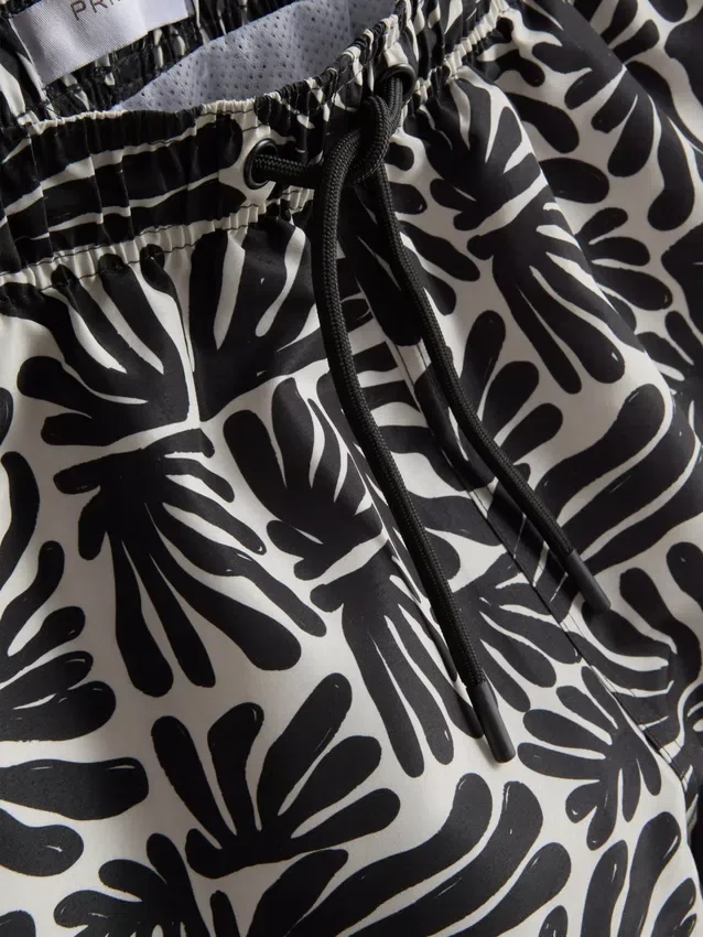 Calções de banho com estampado abstrato