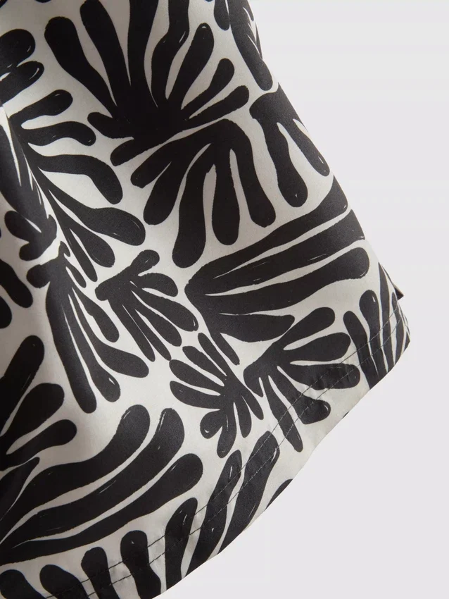 Calções de banho com estampado abstrato