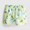 Calções de banho com estampado de limão