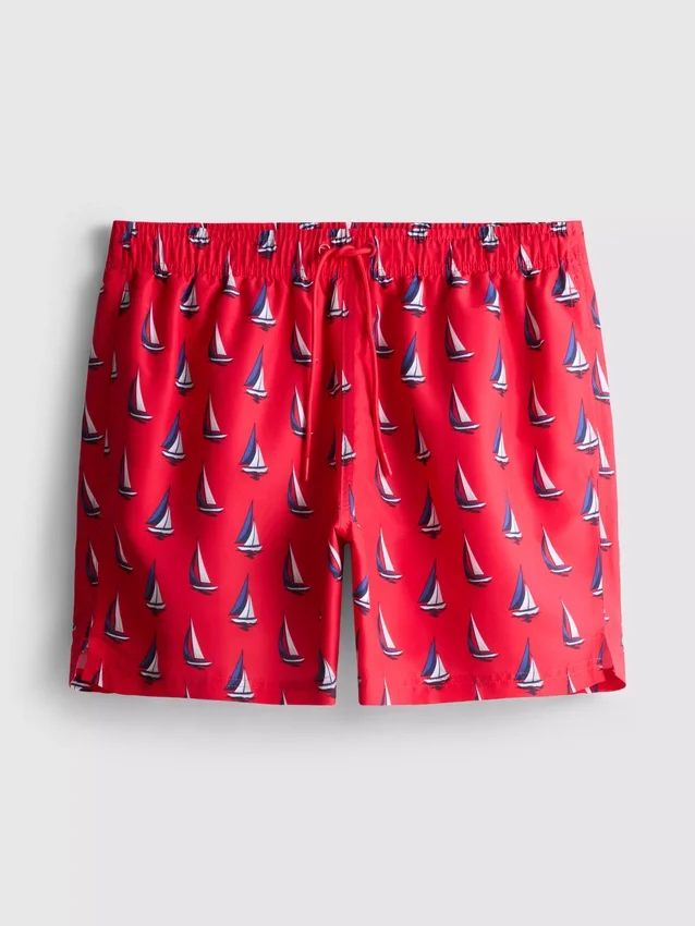 Calções de banho com motivo de veleiro