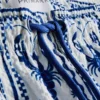 Calções de banho com textura de azulejos mediterrânicos