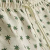 Calções de banho com textura de palmeiras