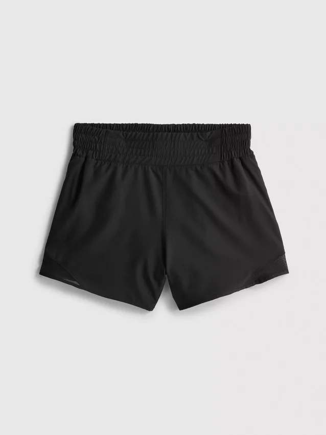 Calções de desporto com painéis em malha