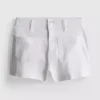 Calções de ganga de algodão com bolsos frontais