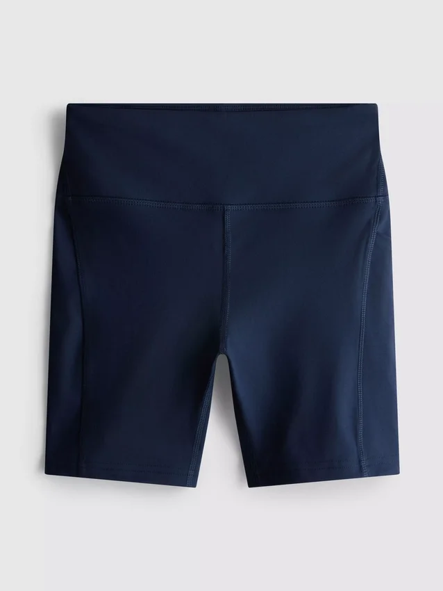 Calções de ioga desportivos de cintura média com suporte suave