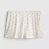 Calções de pijama com canelado estampado