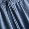 Calções de pijama com cordão texturizados