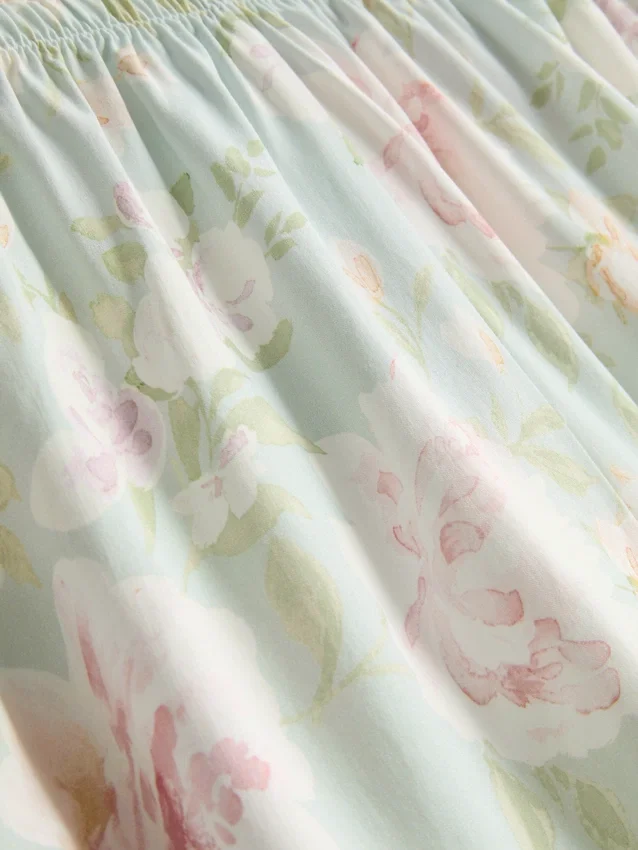 Calções de pijama com estampado floral