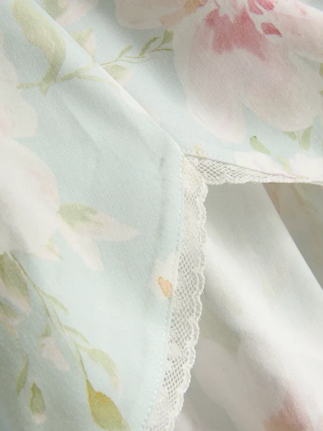 Calções de pijama com estampado floral