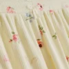 Calções de pijama com estampado floral em malha canelada