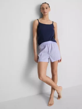 Calções de pijama de algodão estampados