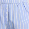 Calções de pijama em algodão às riscas, estilo Oxford