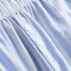 Calções de pijama em algodão às riscas, estilo Oxford