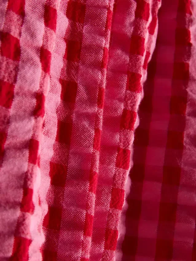 Calções de pijama em algodão tecido