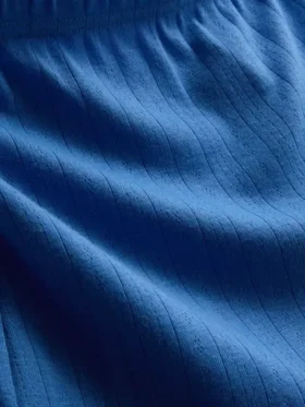 Calções de pijama em ponto de rede