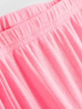 Calções de pijama em ponto de rede
