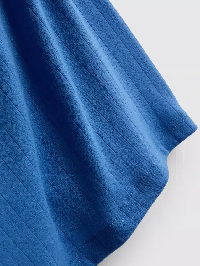 Calções de pijama em ponto de rede