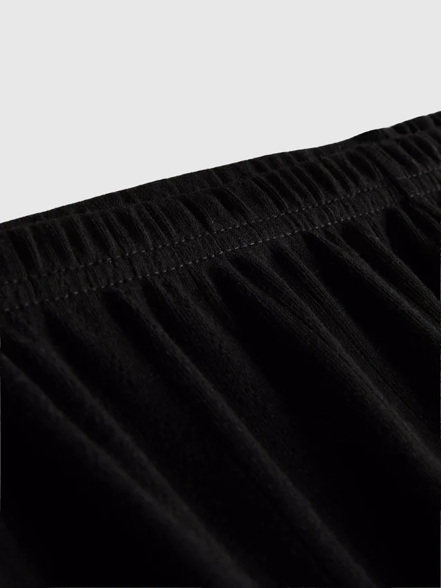 Calções de pijama em ponto de rede
