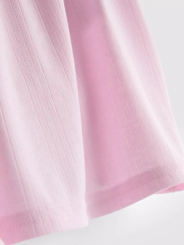 Calções de pijama em ponto de rede