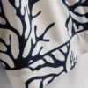 Calções de pijama estampados em tom de coral