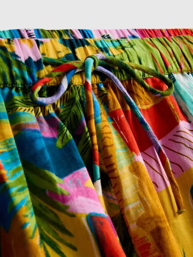 Calções de praia estampados