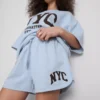 Calções descontraídos «NYC» com elevado teor de algodão