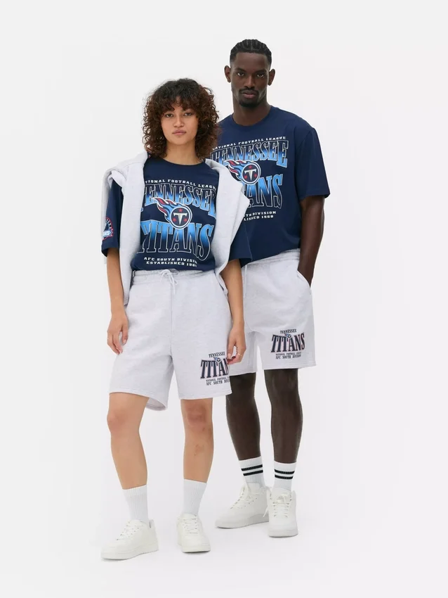 Calções estampados dos Tennessee Titans da NFL
