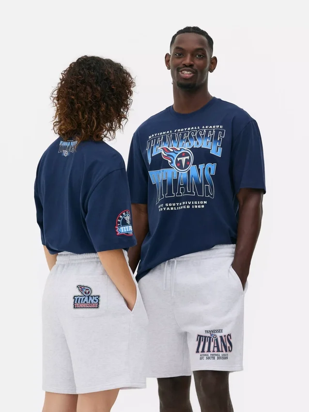 Calções estampados dos Tennessee Titans da NFL