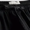 Calções jogger em ganga de algodão